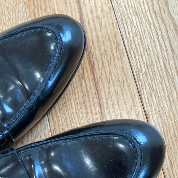 J. Crew Black Patent Leather Mules Loafers - Picture 3 of 5